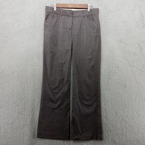 Tahari Pants Womens‎ 6 Gray Slacks Flare Wide Leg Trousers Classicore Academia
